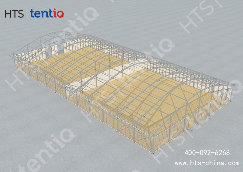 這座篷房空間容納近3000人,抗風(fēng)達12級可輕松承接各種活動 這座篷房空間容納近3000人,抗風(fēng)達12級可輕松承接各種活動