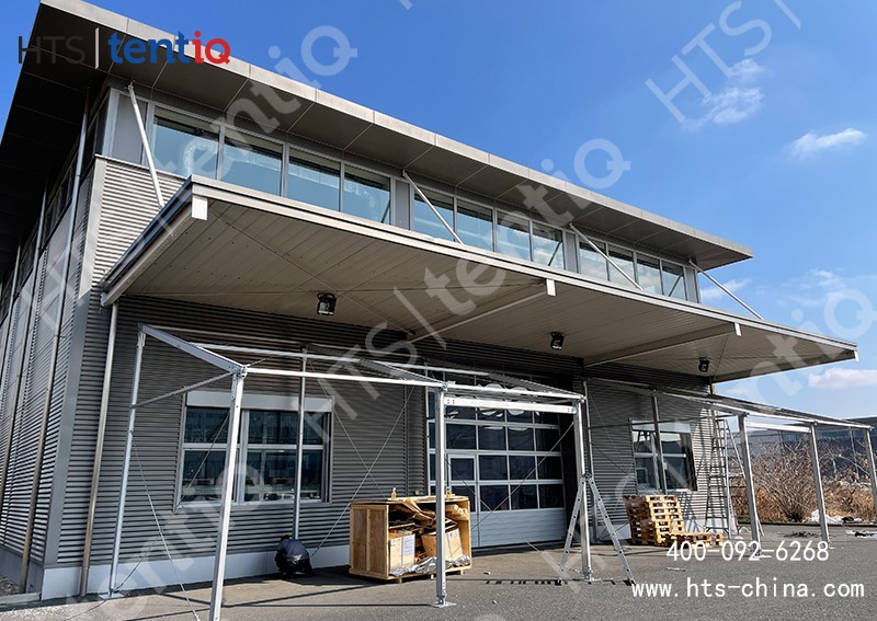 2022年開年第一座篷房倉庫搭建完畢 2022年開年第一座篷房倉庫搭建完畢