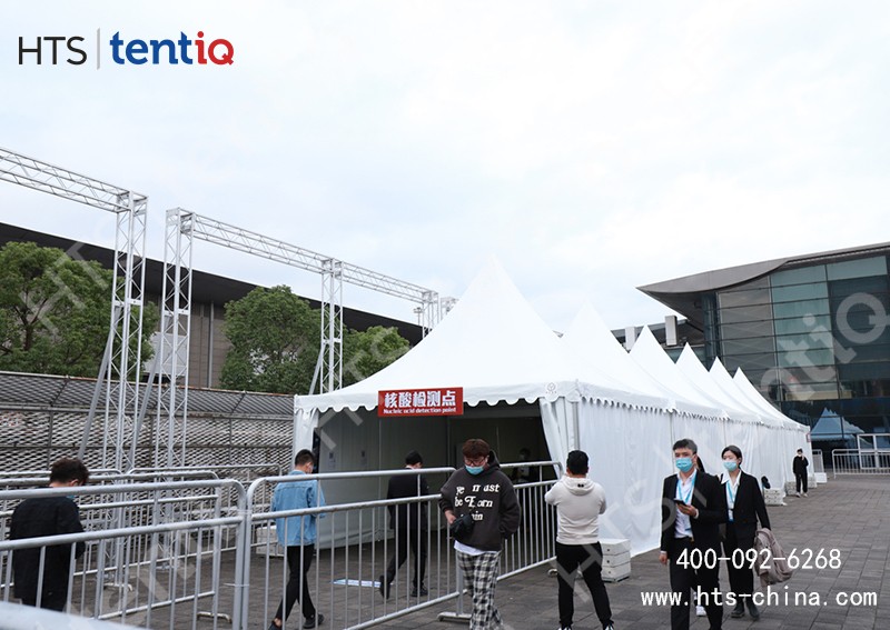 疫情當(dāng)前，華燁鋁合金篷房助力防控行動(dòng)！