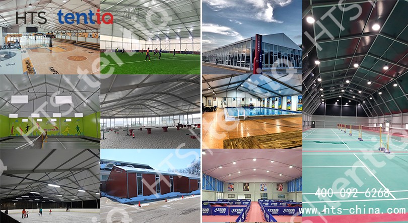 戶外篷房籃球館能夠迅速提升體育場館數(shù)量，解決運(yùn)動(dòng)健身需求