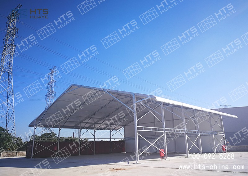 為什么制造業都在選擇室外臨時倉儲篷房當做倉庫和車間呢？