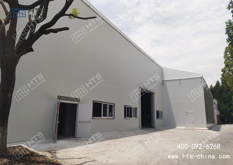 倉儲篷房滿足客戶立體倉庫要求，并且抗風11級