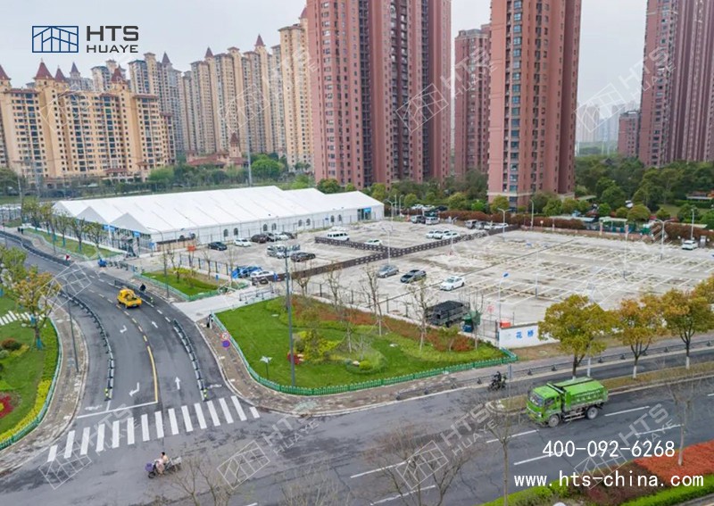 這座接近4000平方米的菜市場篷房，正式投入使用了