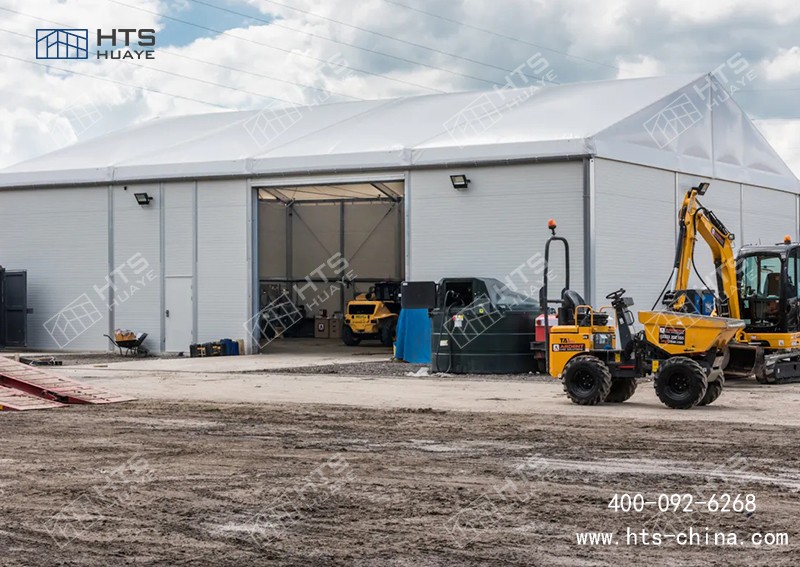 工廠可拆卸篷房可以擴(kuò)大面積來滿足倉儲需求