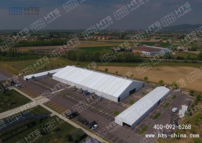 無需復雜地基，現場無加工作業，選簡易戶外倉庫篷房更高效