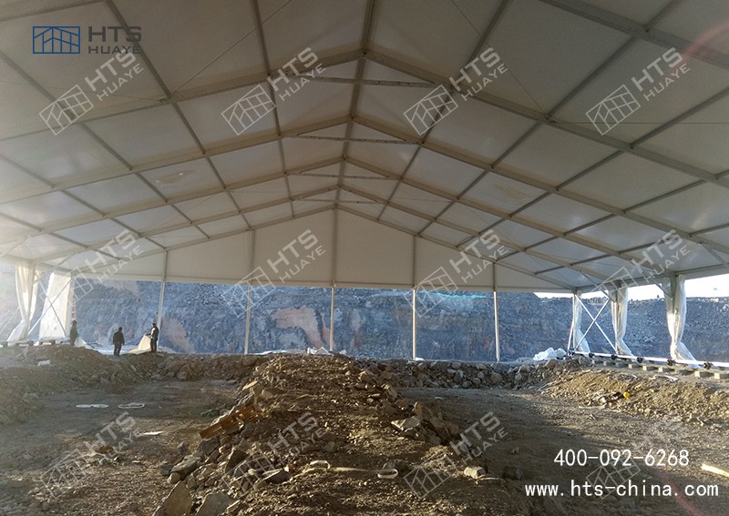 煤礦篷房項目通過引入創新的軌道移動技術，為煤礦作業帶來了全新方案