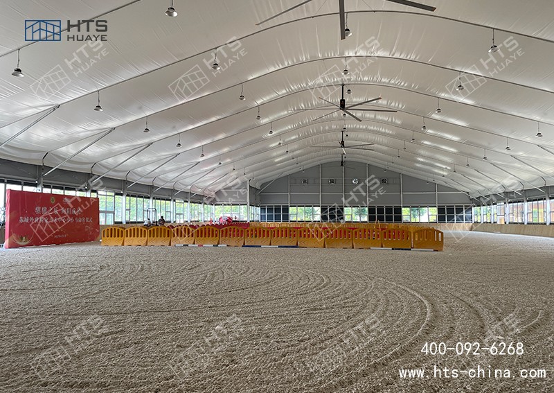 馬術館篷房高效統籌，打造校園馬術新地標