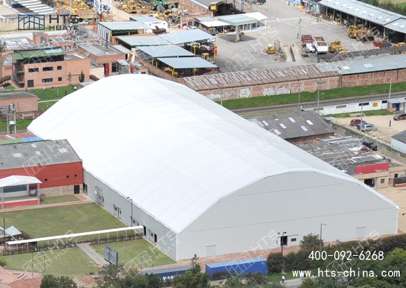 華燁海特斯助力哥倫比亞！4560㎡Polygon 篷房 20 余天高效交付