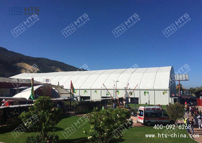 華燁海特斯助力哥倫比亞！4560㎡Polygon 篷房 20 余天高效交付