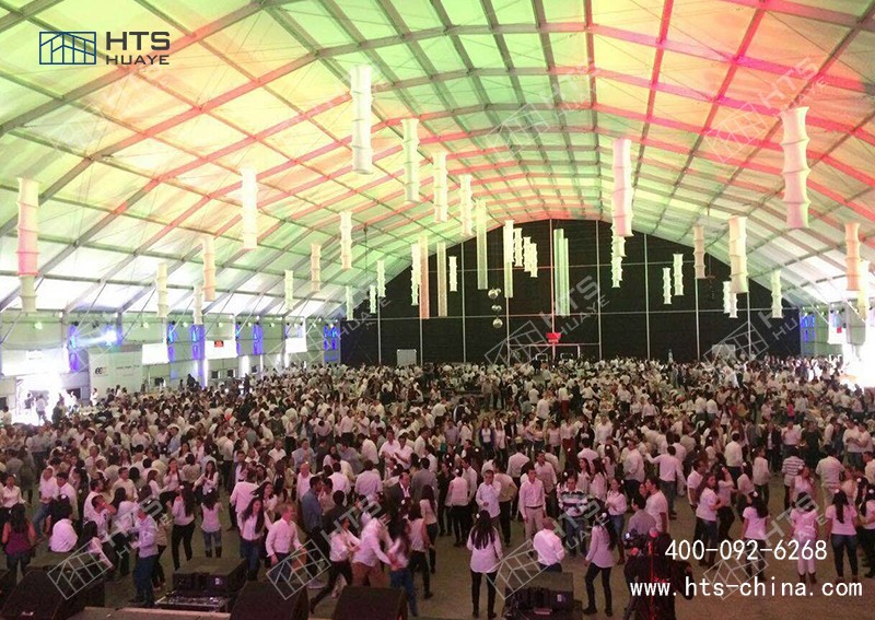 華燁海特斯助力哥倫比亞！4560㎡Polygon 篷房 20 余天高效交付