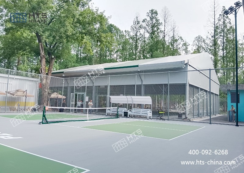 匹克球館篷房徹底打破傳統建筑 “一次性使用” 的局限