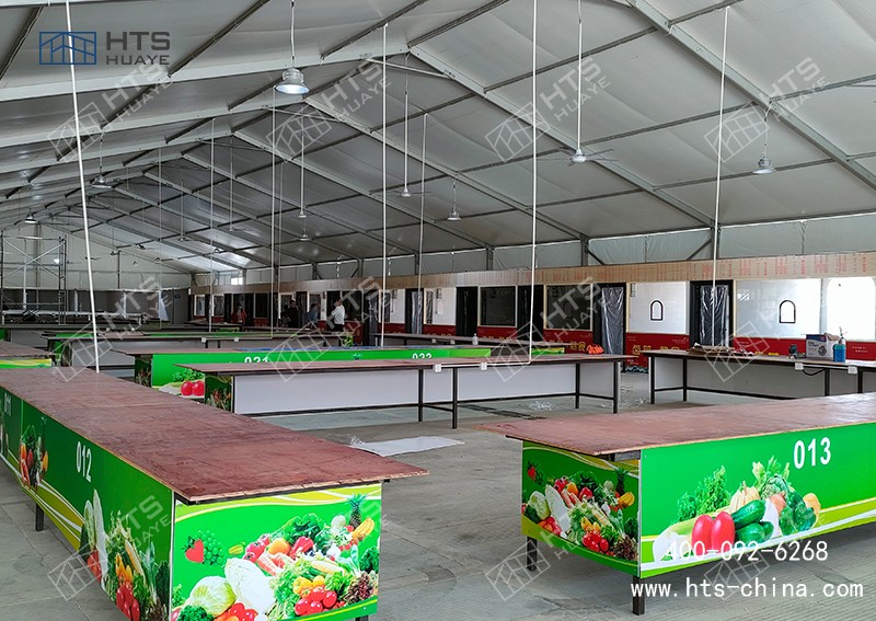 鋁合金菜市場篷房成為民生工程與企業運營的優選方案